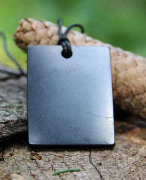 Shungite Square Pendant